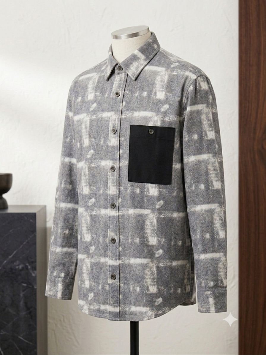 Men's shirt side angle