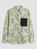 Men's shirt front
