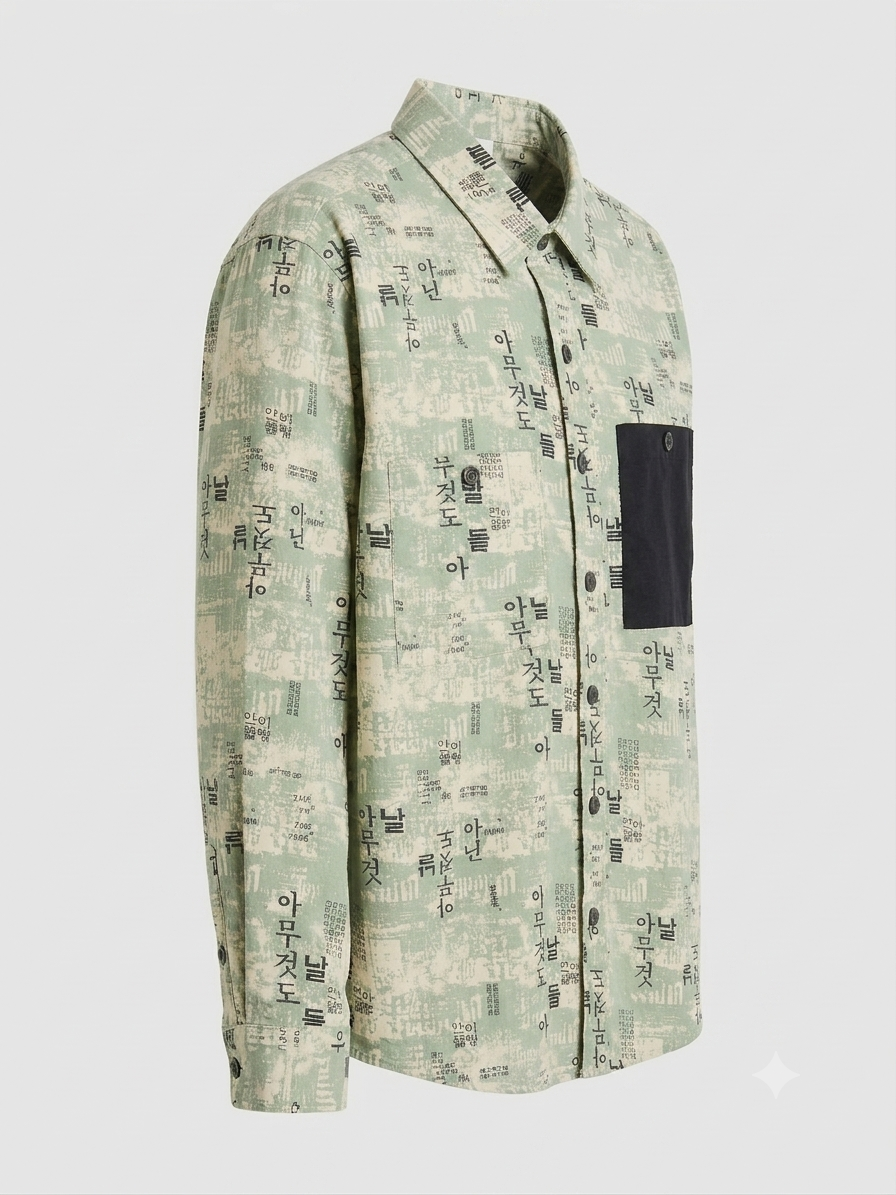 Men's shirt side